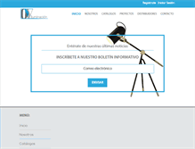Tablet Screenshot of oviluminacion.com